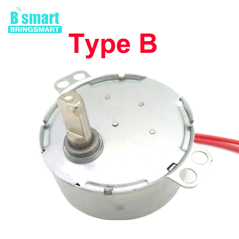 Fan Rotation Motor BringSmart 5-24v 110v 220v Low Speed 1.4-60rpm Craft Rotate Exhibition ...