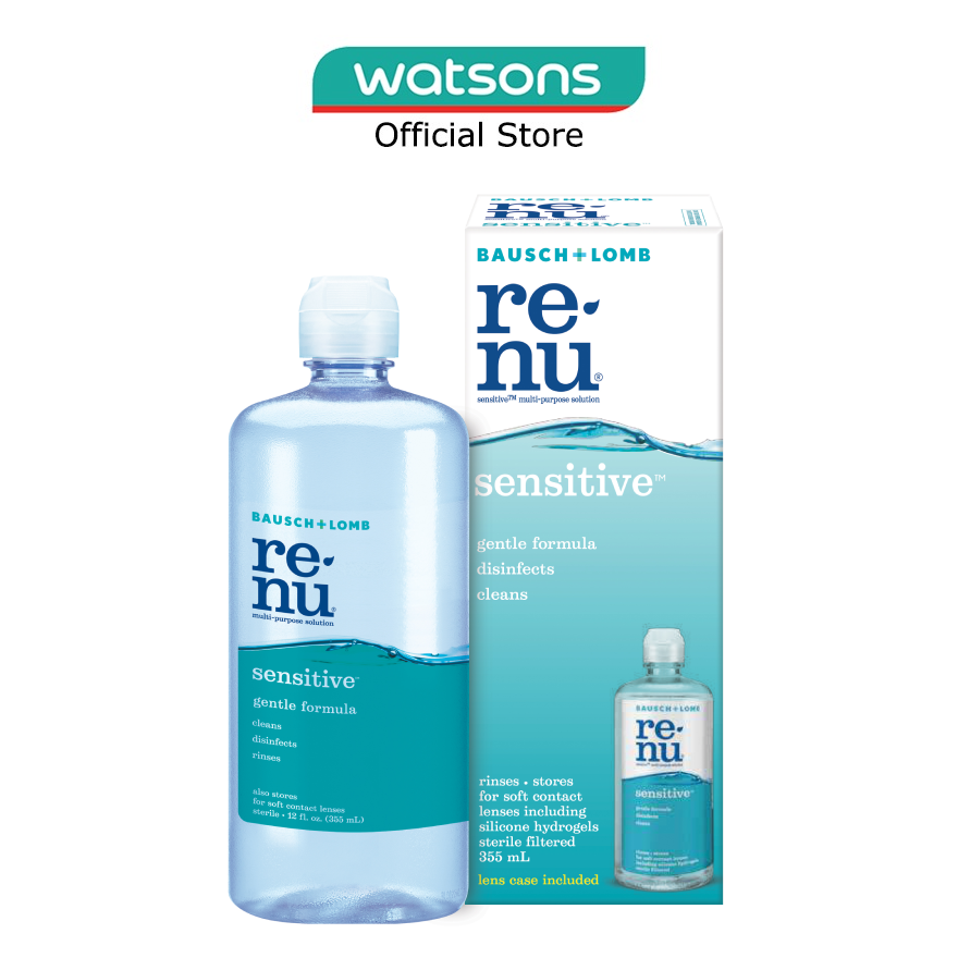 Renu Contact Lens Solution, Twin Pack, Two 12 Bottles With, 41 OFF