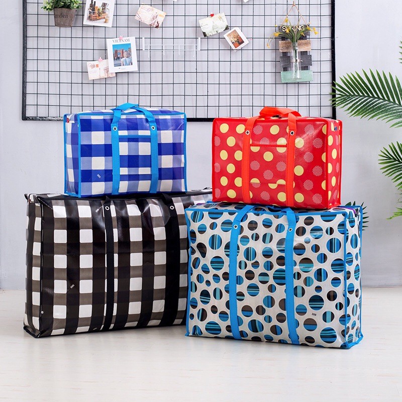 Túi Bạt Dứa Đựng Chăn Màn Đồ Đạc , Túi Dứa bạt đựng đồ quần áo mọi kích thước siêu bền chống thấm, túi đựng chăn màn quần áo , tui dung chan man