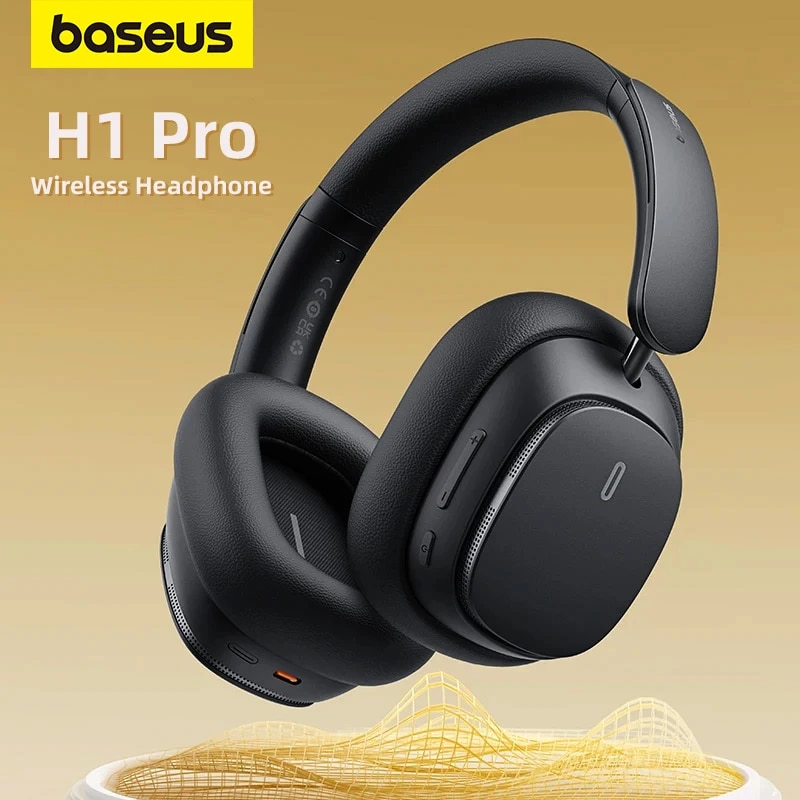 Baseus H1 Pro Wireless Headphone Active Noise Cancellation Bluetooth