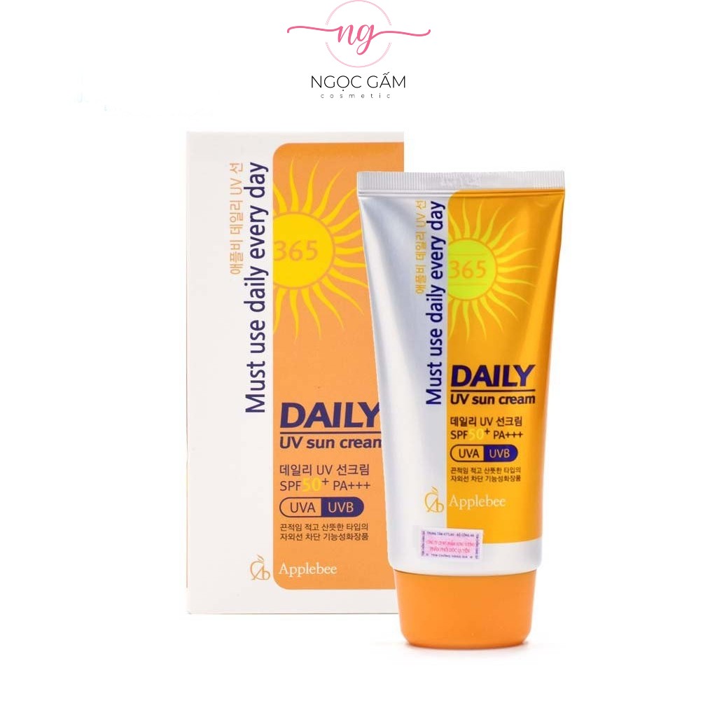 Kem chống nắng Applebee Daily UV Sun Cream SPF50+ PA+++ thumbnail