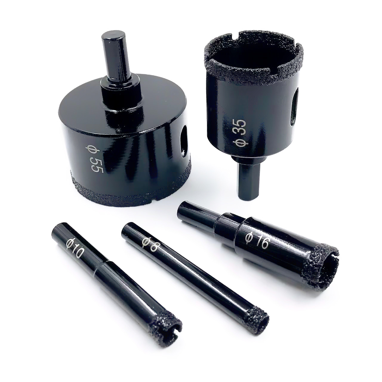 thumbnail interactive-video image 1 of 6mm Dry Diamond Core Drill Bit For Tiles, Porcelain, Granite & Marble - Hex Shank 1 of 2