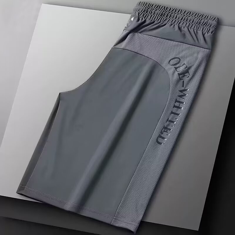 EERSHENSHI Spliced mesh shorts, cool and breathable sports casual shorts