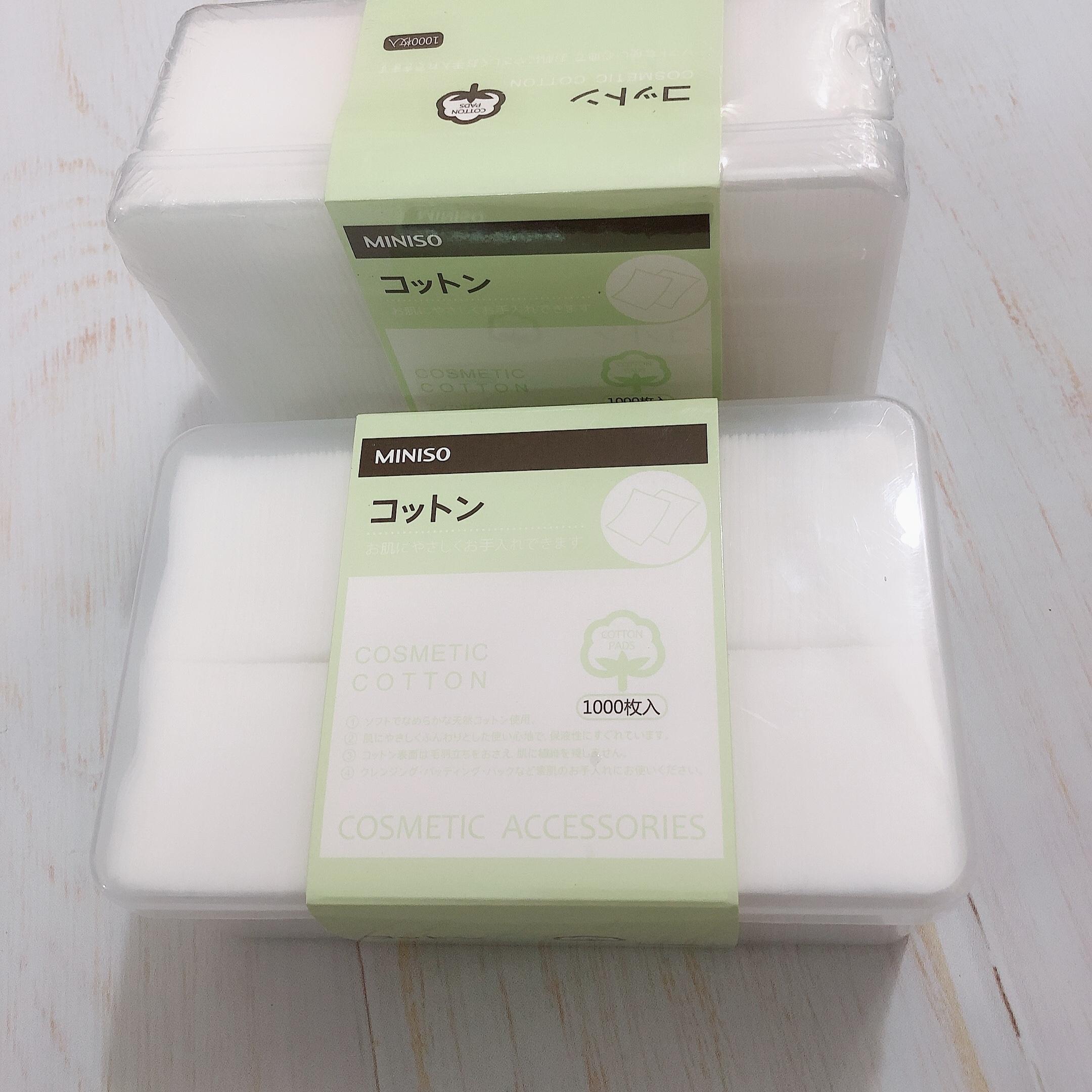 BÔNG TẨY TRANG MINISO Hộp1 50 MIẾNG