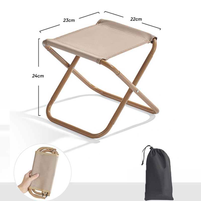 【HUIESON】Outdoor portable folding chair, camping ultra-light and convenient storage stool