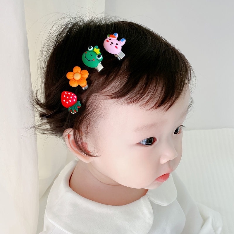 Set 10 Kẹp Tóc Mini Dễ Thương Cho Bé