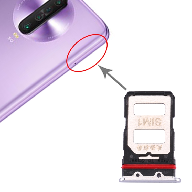 Wtyd mall sim card tray + sim card tray for xiaomi redmi k30 pro