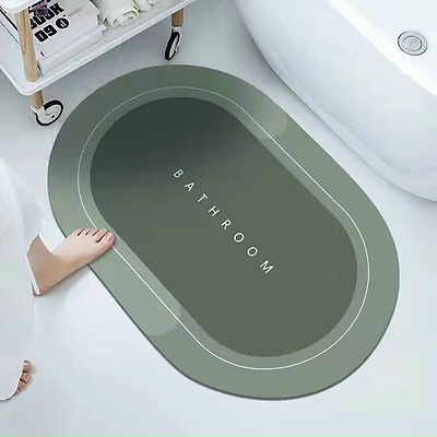 Thảm lau chân nhà tắm Silicon BATH MAT hút nước siêu thấm, Thảm chùi chân thấm nước chất liệu chống...