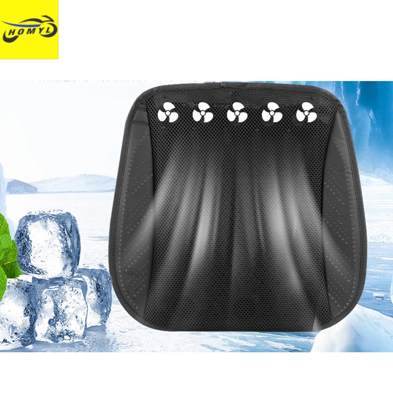 Homyl USB fan with 5 seats, comfortable seat cushions in the car, good air circulation for long sitting, 3 adjustable cooling levels, versatile quick cooling seat cushion.