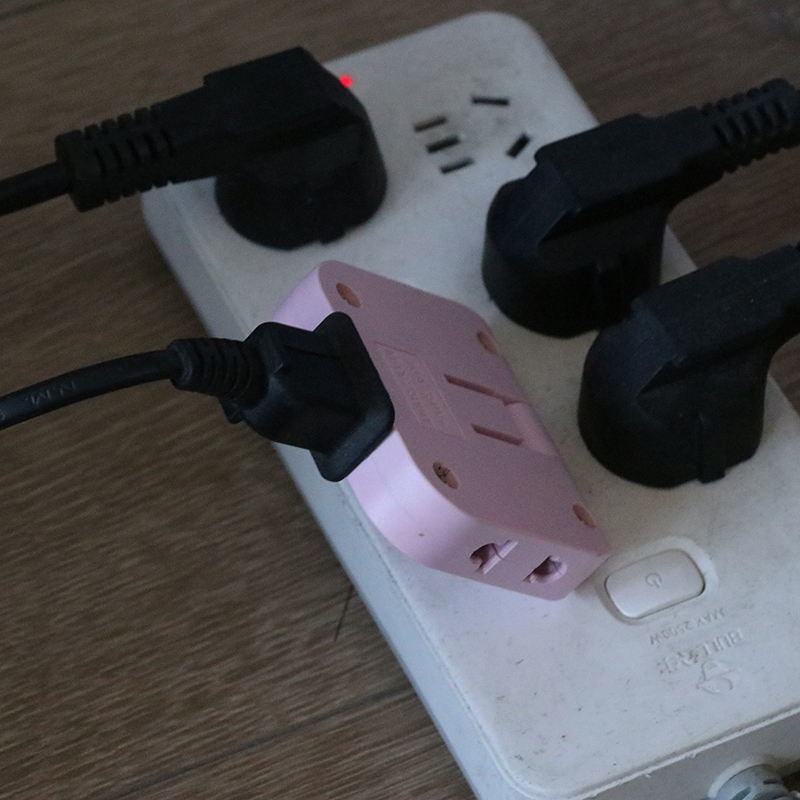 3 In 1 EU Extension Plug 180 Degree Rotation Charging Converter Socket. 