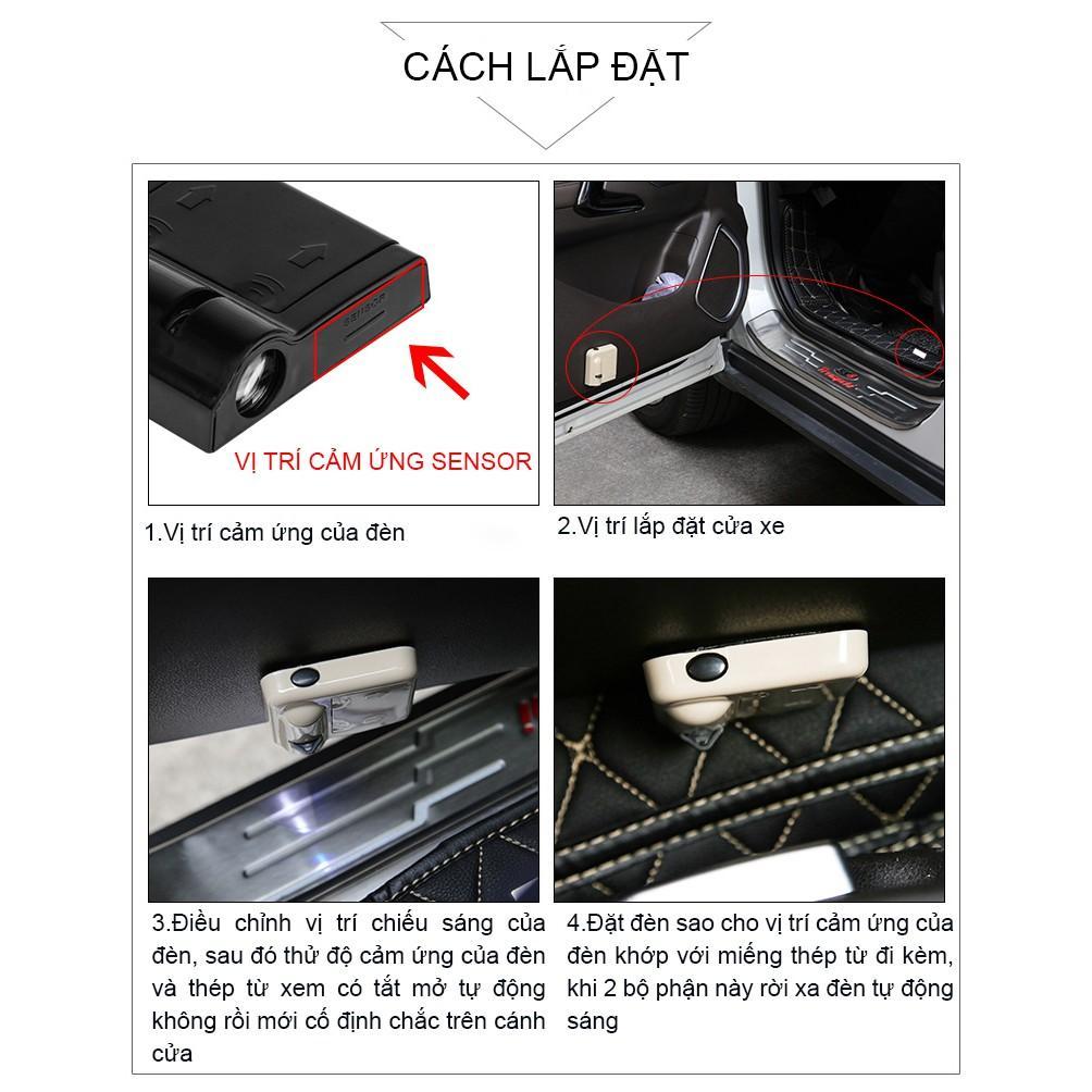Đèn cảnh báo mở cửa chiếu Logo,  thương hiệu TOYOTA
