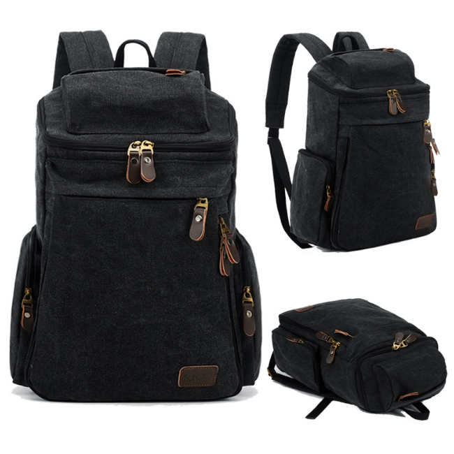 Ba lô canvas phối da  Đồ Da Thành Long TLG 205876