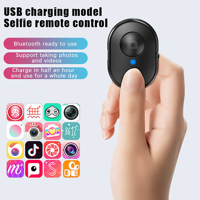 Cizzy%20Mini%20Wireless%20Rechargeable%20Self-timer%20Bluetooth-Compatible%204.0%20Selfie%20Stick%20Shutter%20With%20Switch%20Button%20Selfie%20Controller%20A%20JUE%20-%20Image%203