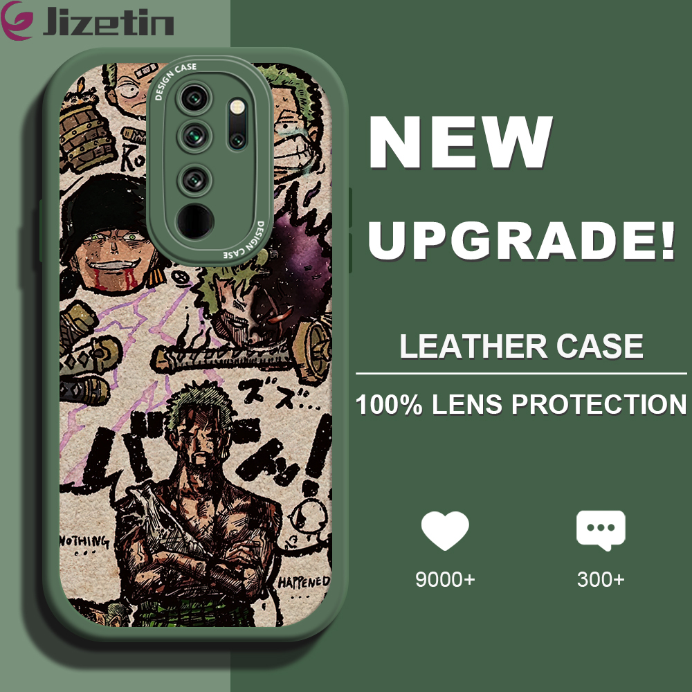 Jizetin Leather Case For Xiaomi Redmi Note 7 Note 7 Pro Note 8 Note 8 Pro Slim Zoro Leather Back Casing PU Leather Cover Phone Case