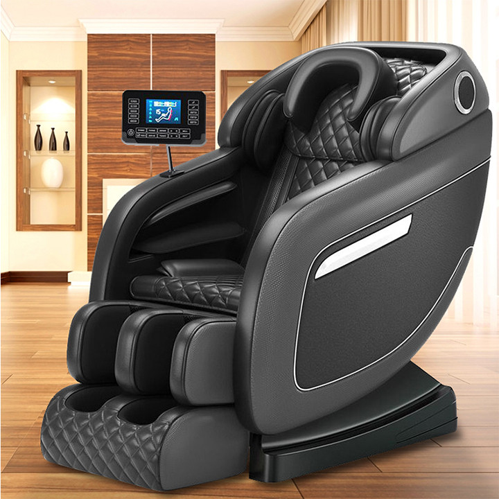 [Hàng Chính Hãng- FreeshipMax] Ghế Massage Máy Mát Xa Toàn Thân Kiểu Phi Thuyền Không Trọng Lực Bảng Điều Khiển LCD Cảm Ứng Cỡ Lớn Da PU Loa Nhạc Bluetooth Thomas Hamiltonl J9