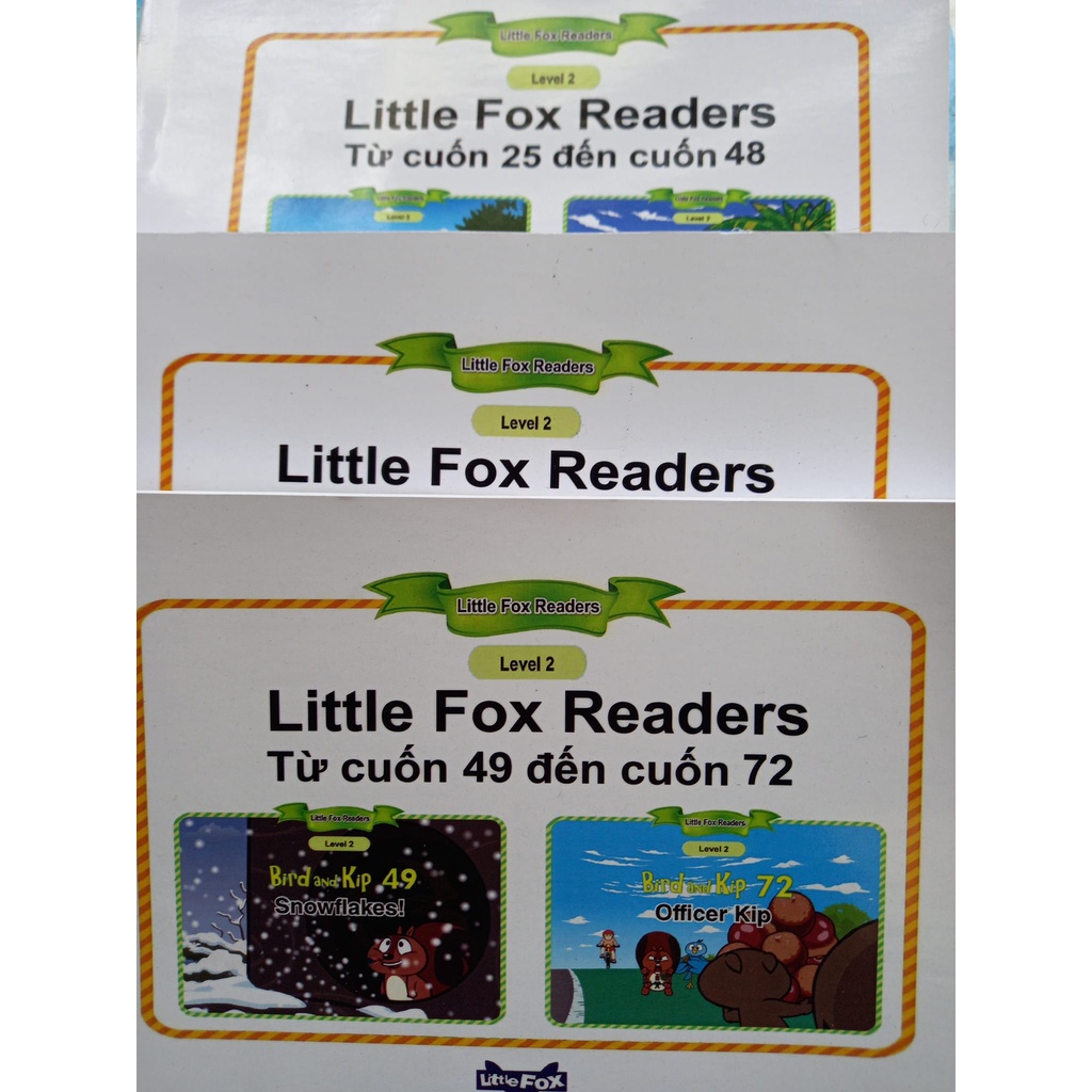 Bộ LITTLE FOX - LEVEL 2 - Quét mã lấy file nghe