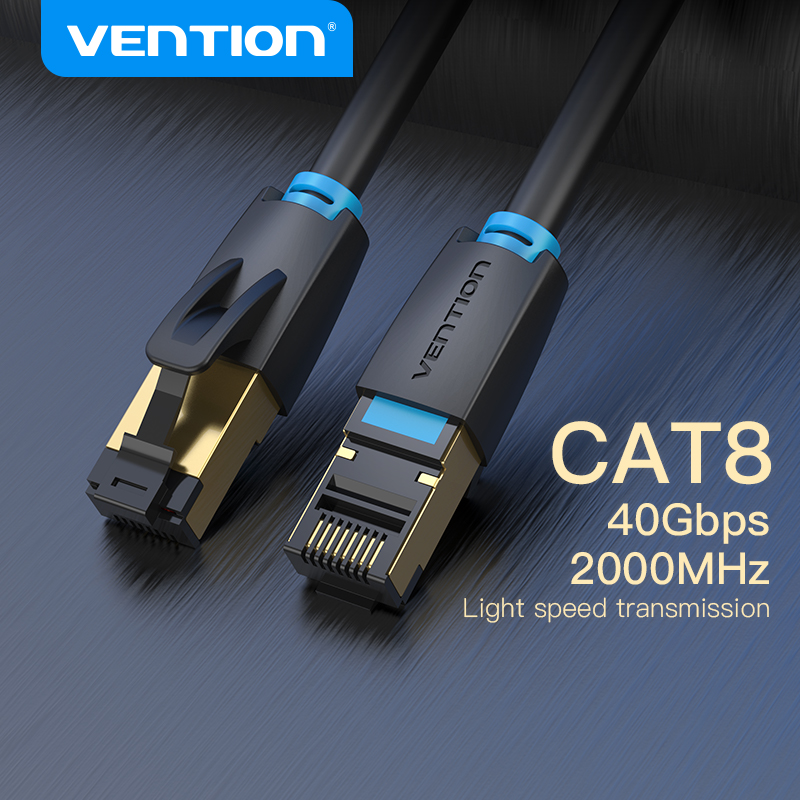Cable RJ45 2m Ethernet Cat 8 40Gbps 2000Mhz High Speed SFTP Vention