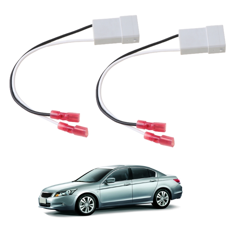 New arrival 2Pcs Car Interior Parts Speaker Wire Harness Adapter Plug Connector for