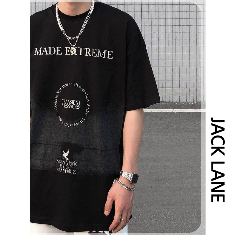 Áo phông oversize chapter 23, jacklane, áo thun cộc tay unisex jack lane