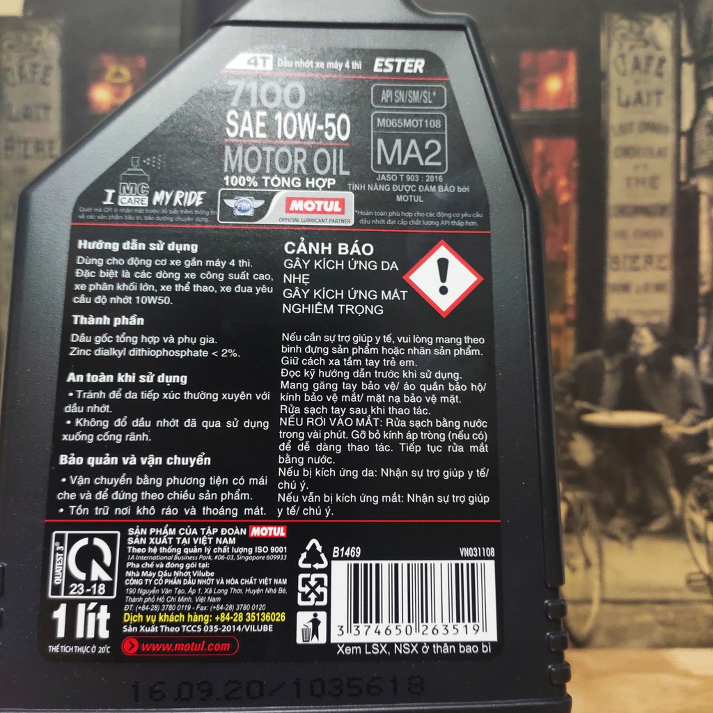 Nhớt Motul 7100 4T 10w50 (New)