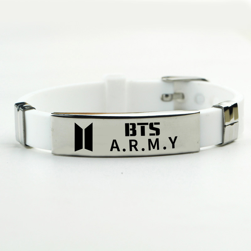 Korean Style Initial Hand Bracelet Jimin ARMY Bracelets for Wo