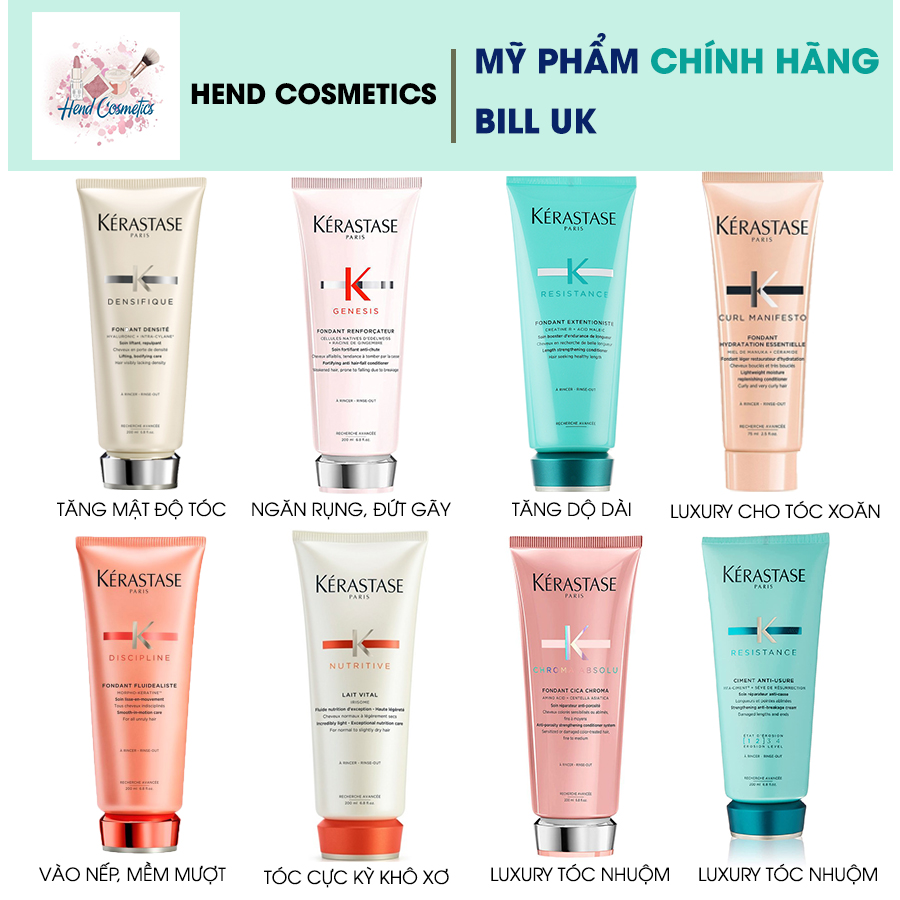 Dầu xả chăm sóc tóc Kerastase Fondant 200ml
