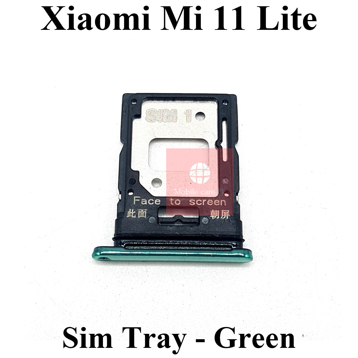 Xiaomi Mi 11 Lite SIM Tray Sim Jacket Sim Slot Sim Door For Xiaomi Mi 11 Lite - Green
