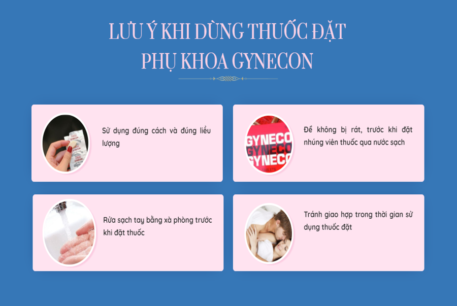 Viên đặt phụ khoa Gynecon Thái Lan(hộp 100v)
