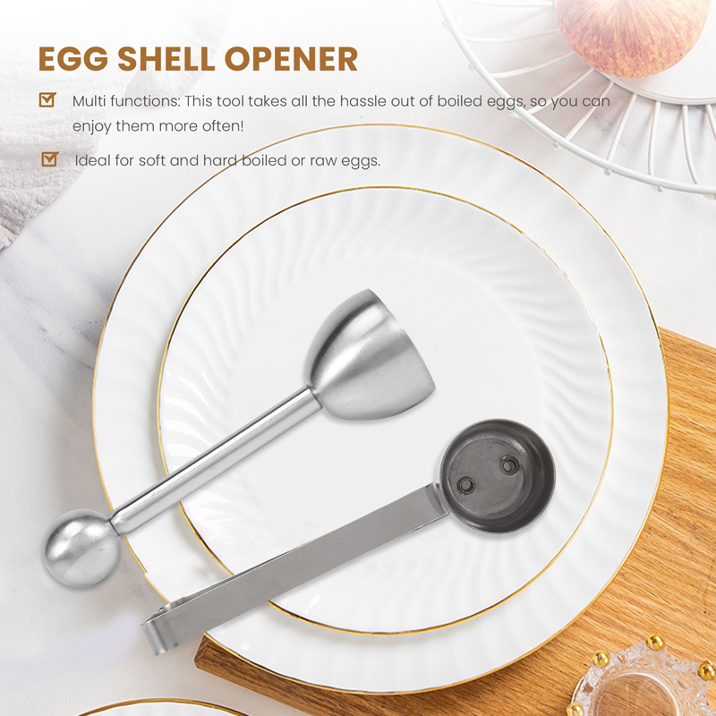 Egg , Egg Topper Egg Slicer Kitchen Tool Egg Cracker Remover Egg Shells Separator for Hard Soft Boiled Eggs