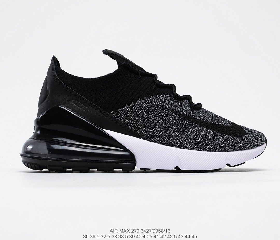 men's nike air max 270 flyknit casual shoes