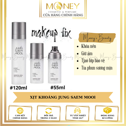 Xịt Khoá Jung Saem Mool 3-in-1 Essential Mool Micro Fitting Mist