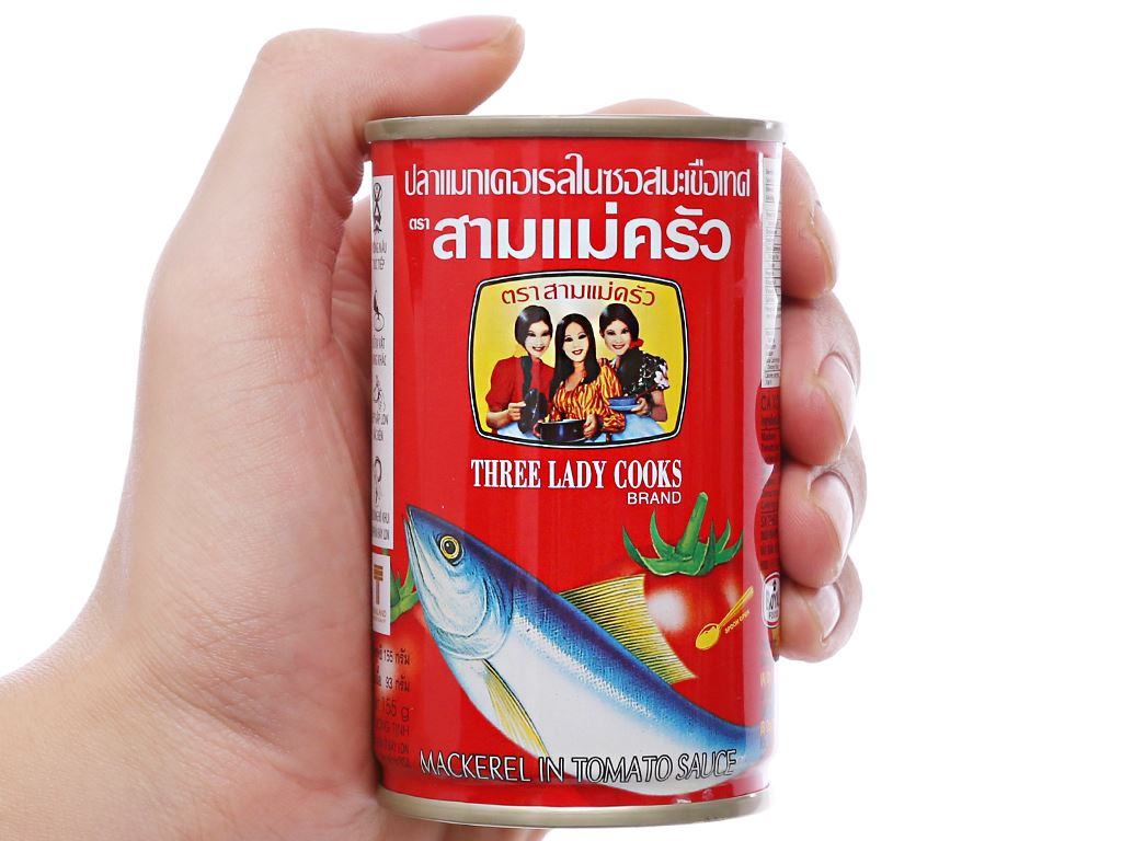 Cá Hộp Ba Cô Gái lon 155g