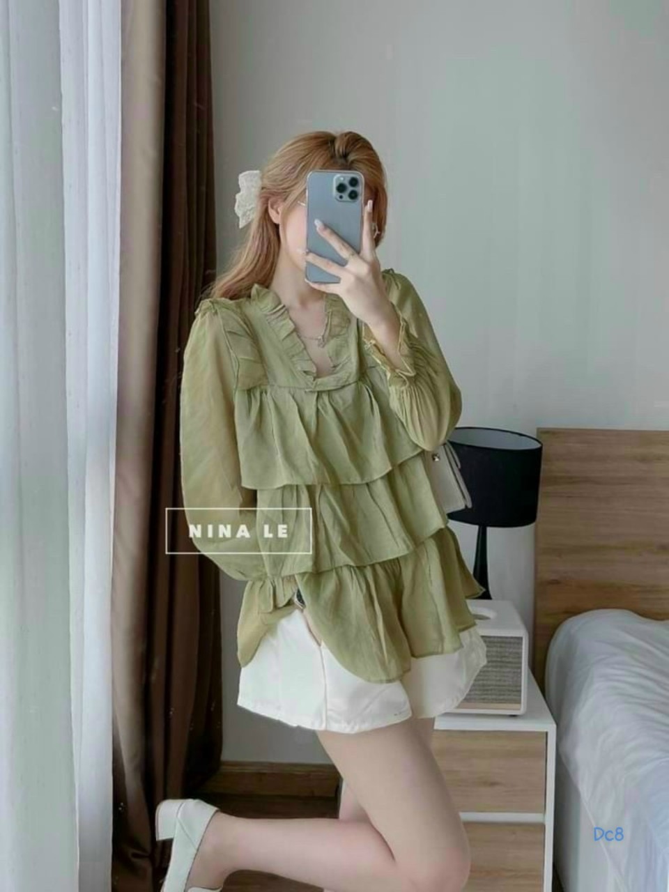 sét áo lụa quàn ford xinh lung linh ld22
