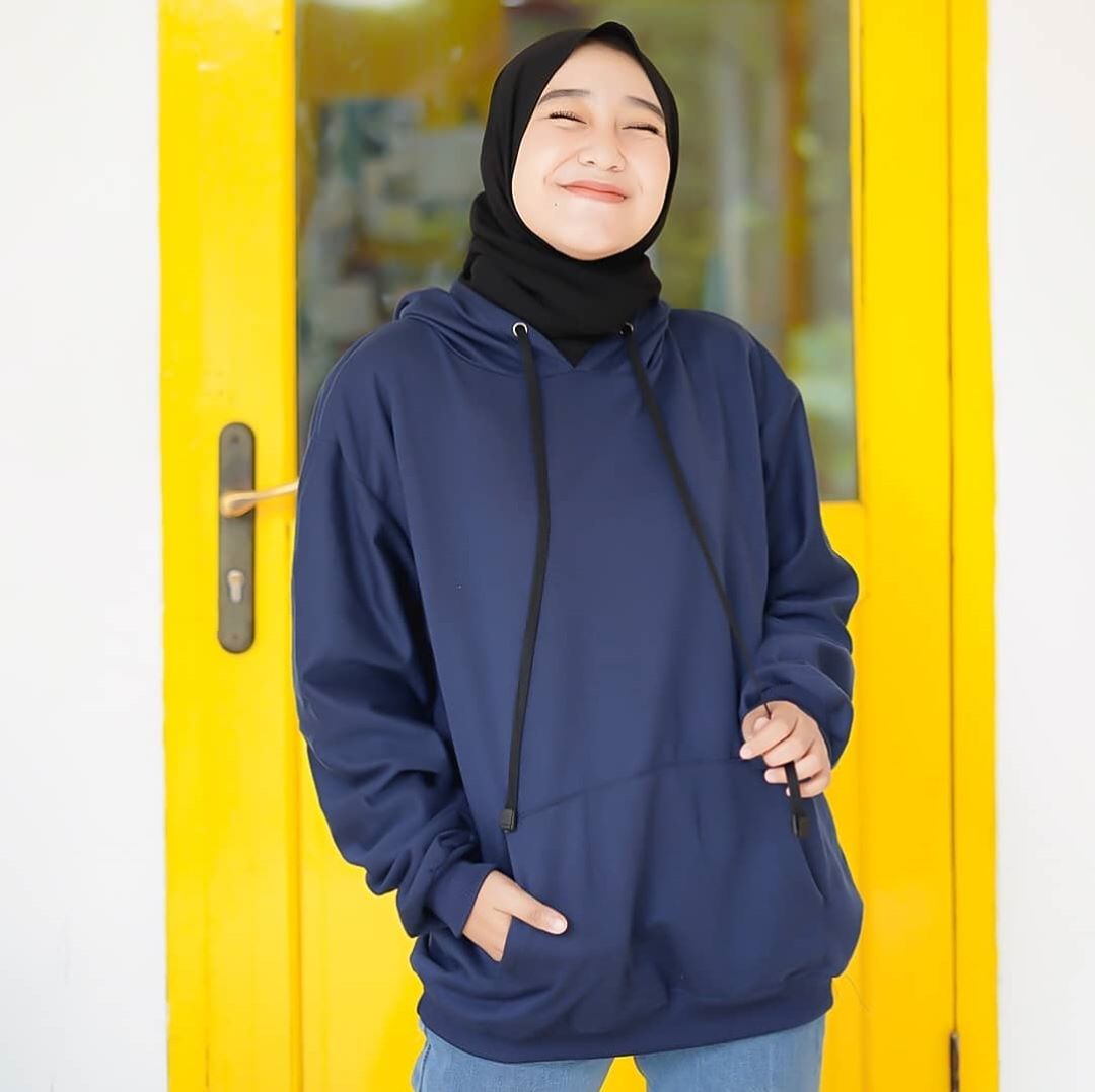 Sweater Hoodie Wanita polos Sweater 