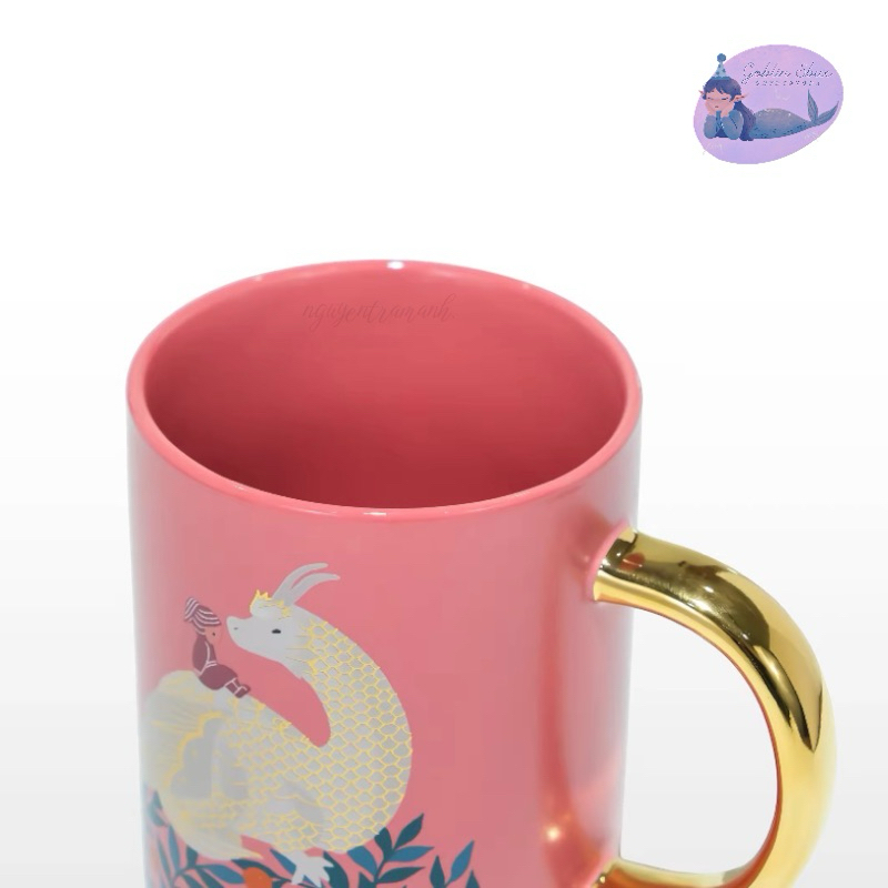 [Authentic] STARBUCKS CỐC MUG 16OZ (473ML) RESTING DRAGON AND ITS KEEPER