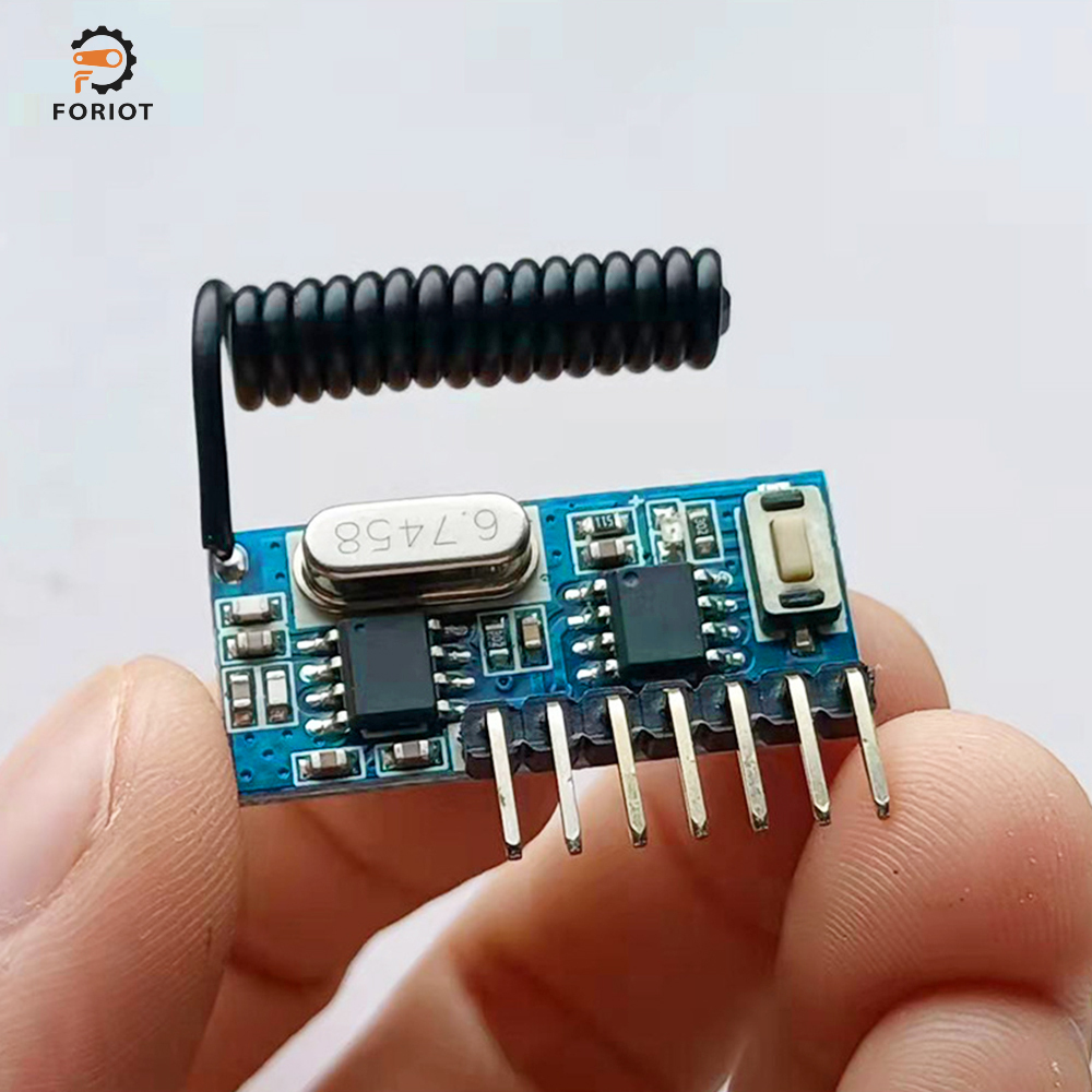 Foriot không dây 433MHz mô-đun RF Máy thu và máy phát Đầu thu điều khiển từ xa mô-đun