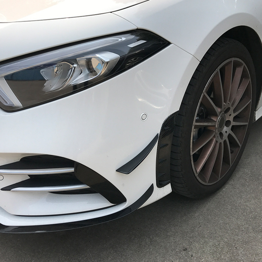 2019%20To%20Up%20For%20Mercedes%20Benz%20A%20Class%20Hatchback%20Sedan%20W177%20AMG%20Line%20Universal%20Front%20Bumper%20Side%20Trim%20Lip%20Spoiler%20ABS%20Glossy%20Black%20-%20Image%204