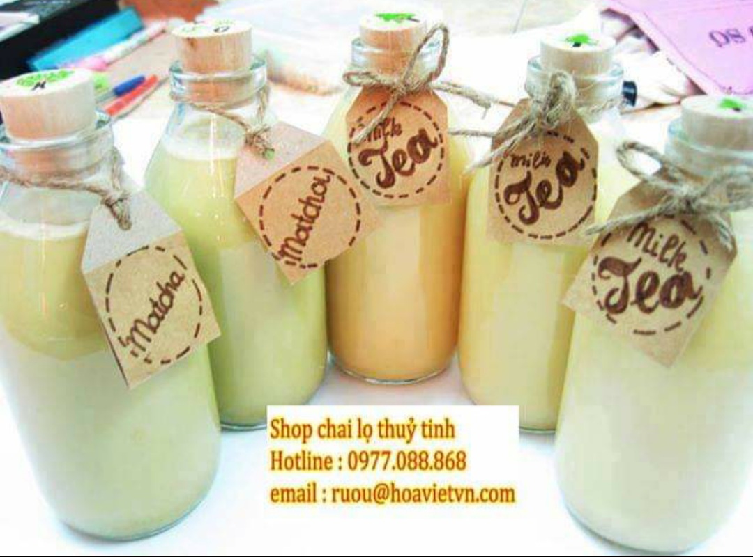 Combo 5, 9,10 lọ thủy tinh TRANG TRÍ 50ML 100ML 300ML 500ML  nút gỗ
