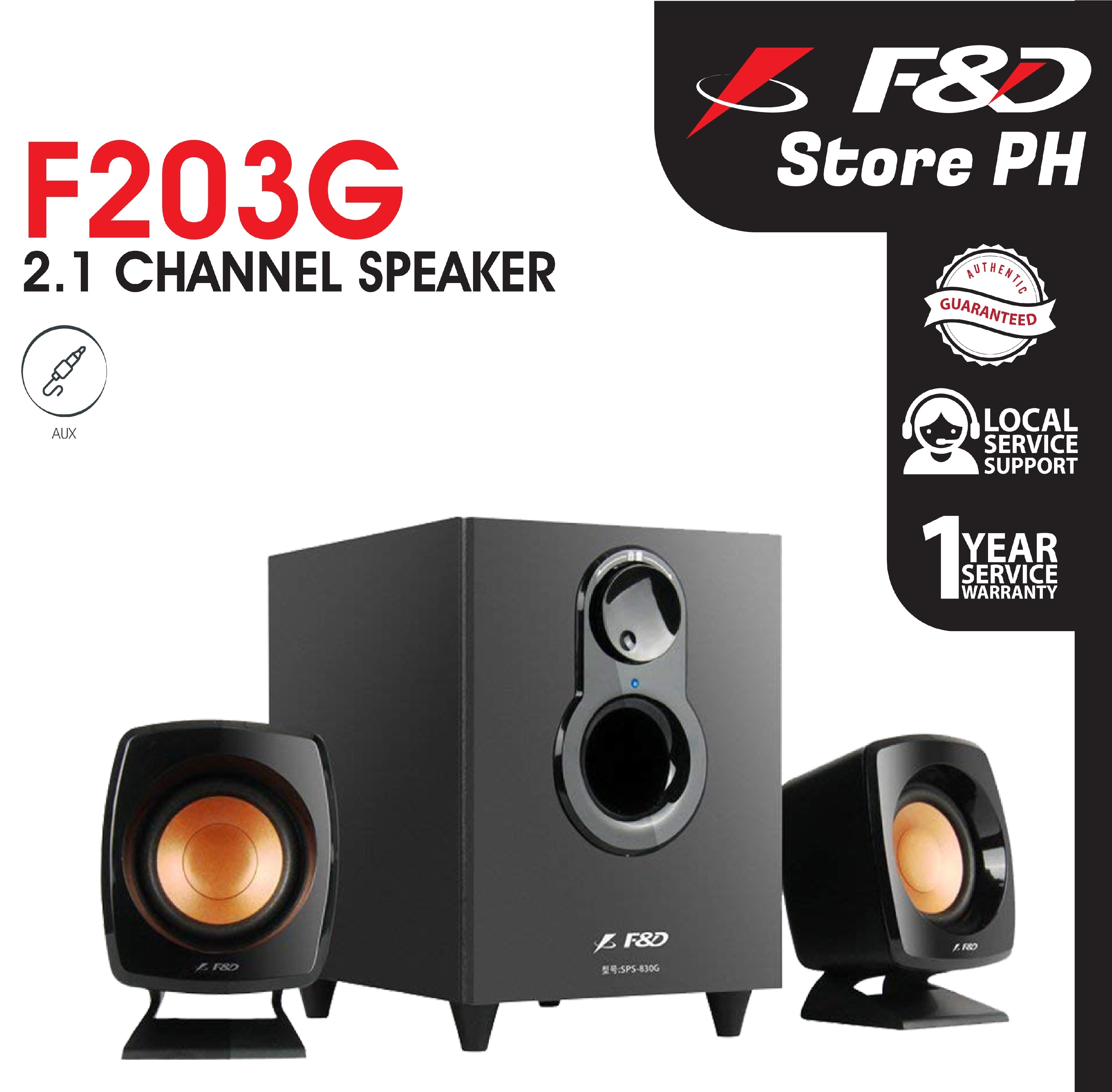 F\u0026D F203G 2.1 Computer Speaker | Lazada PH