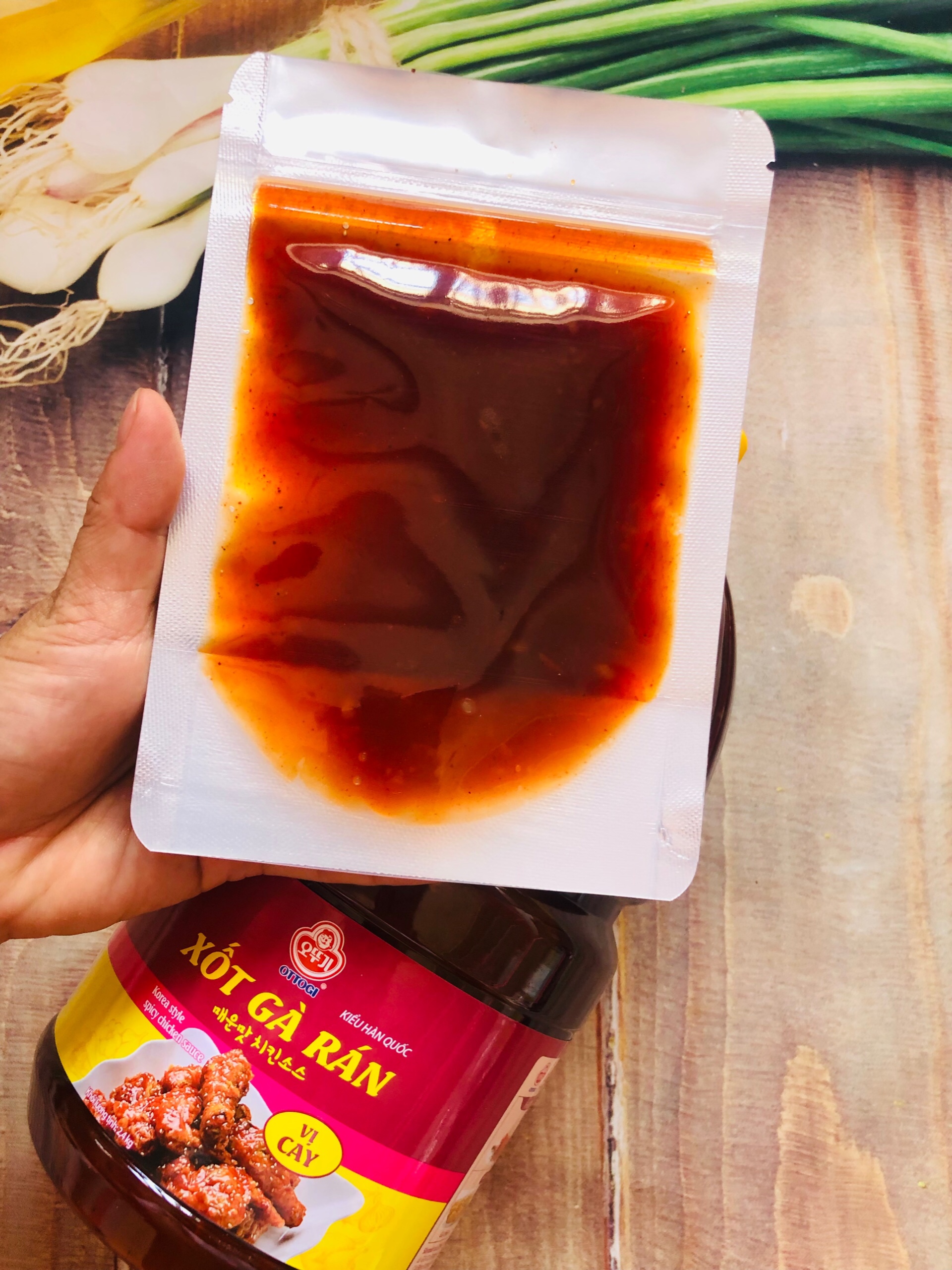 200g sốt phủ gà rán ottogi vị cay