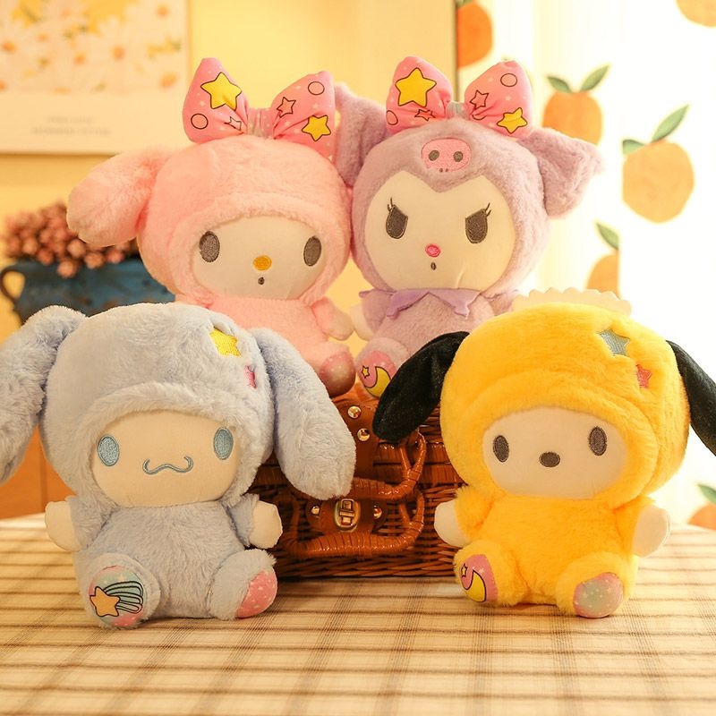 Thú Nhồi Bông 27cm Hình Cinnamoroll Dễ Thương