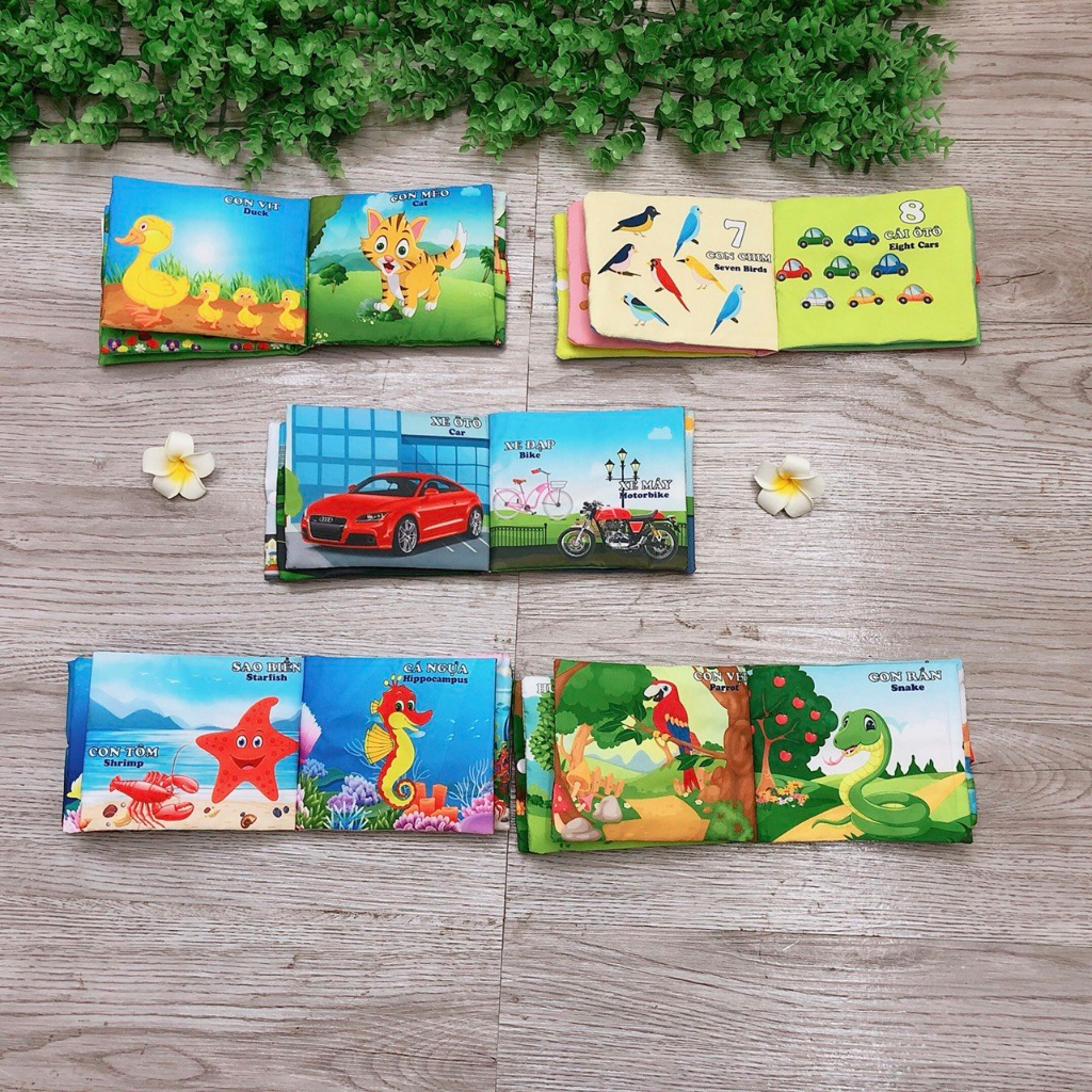 Sách Vải 5 Chủ Đề Cho Bé