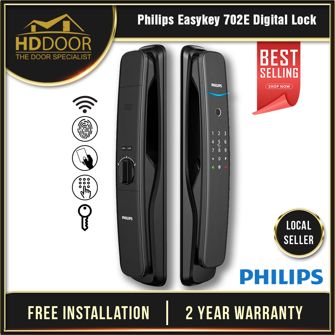 Philips EasyKey 702E Digital Door Lock Lazada Singapore