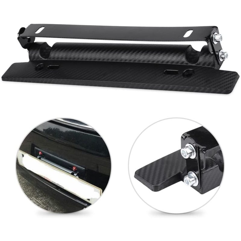 BFR1 License Plate Frames Universal Adjustable Tail Light Bracket Mount License Plate Holder