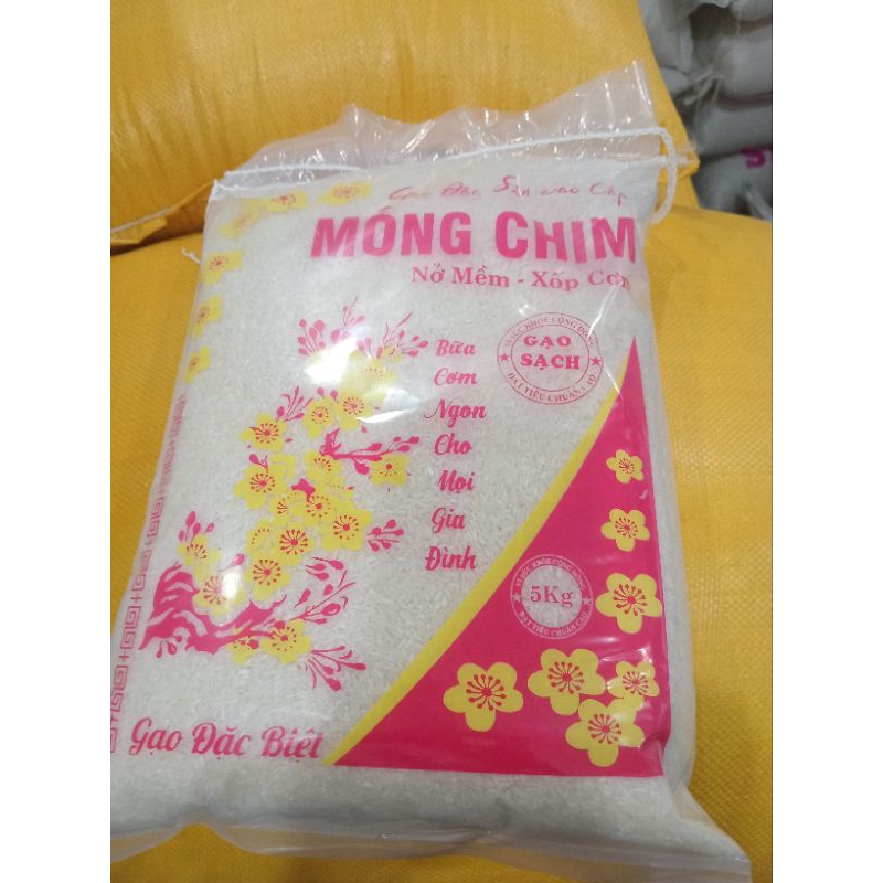 5kg gạo móng chim nở khô xốp