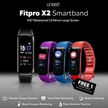 UNEED Fitpro X2 Smartband IP67 Waterproof Blood Oxygen Heart Rate