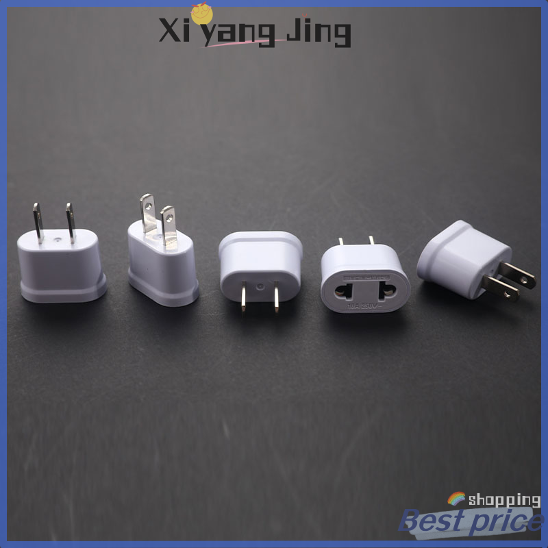 XYJ Flash Sale Home US Plug to EU Plug Round And Flat Dual-Purpose Conversion Plug Converter Socket