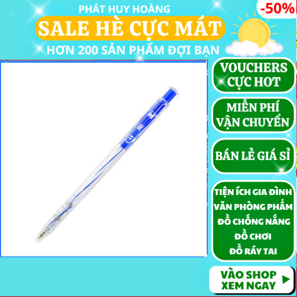 1 cây bút bi TL-027 giá rẻ , chất lượng không tắc mực , bút mực bi  - Phát Huy Hoàng