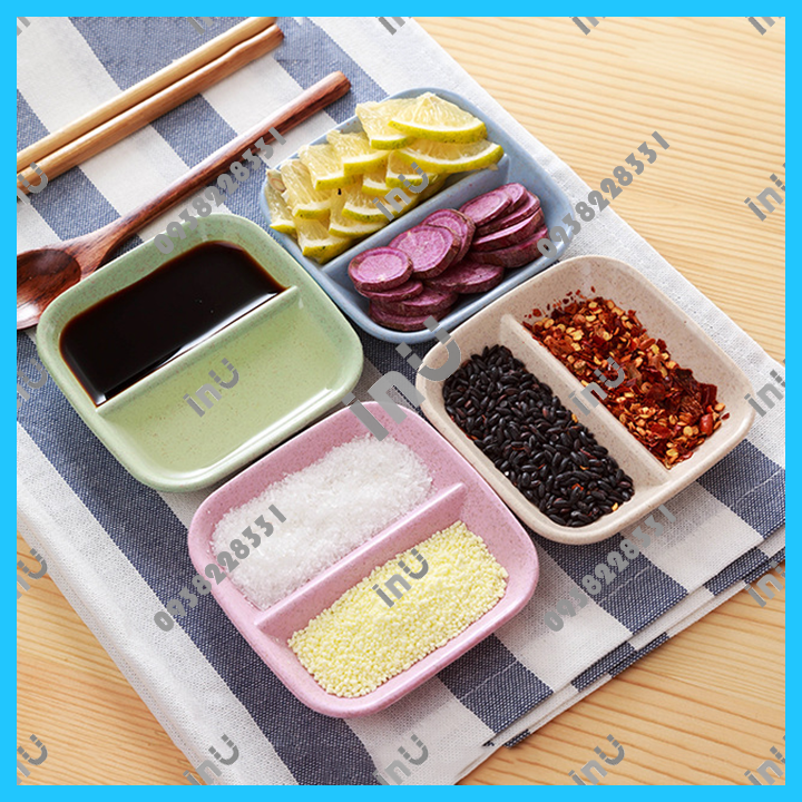 HCM - Combo 4 chén chấm nhựa lúa mì