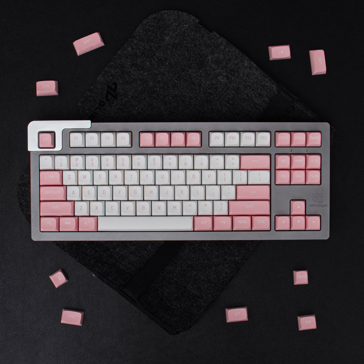 【Keycap Only】150 Keys MSA Profile ABS Double Shot Keycaps With 2U 1.75U Shift For Cherry MX Switch Mechanical Keyboard Keychron/RK61/GK61/Anne Pro 2
